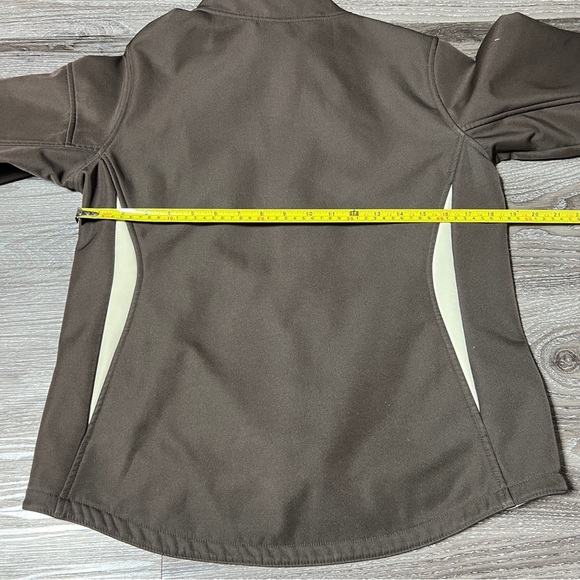 Champion Women  Brown and Cream Jacket with Zip Pockets M - Picture 7 of 7